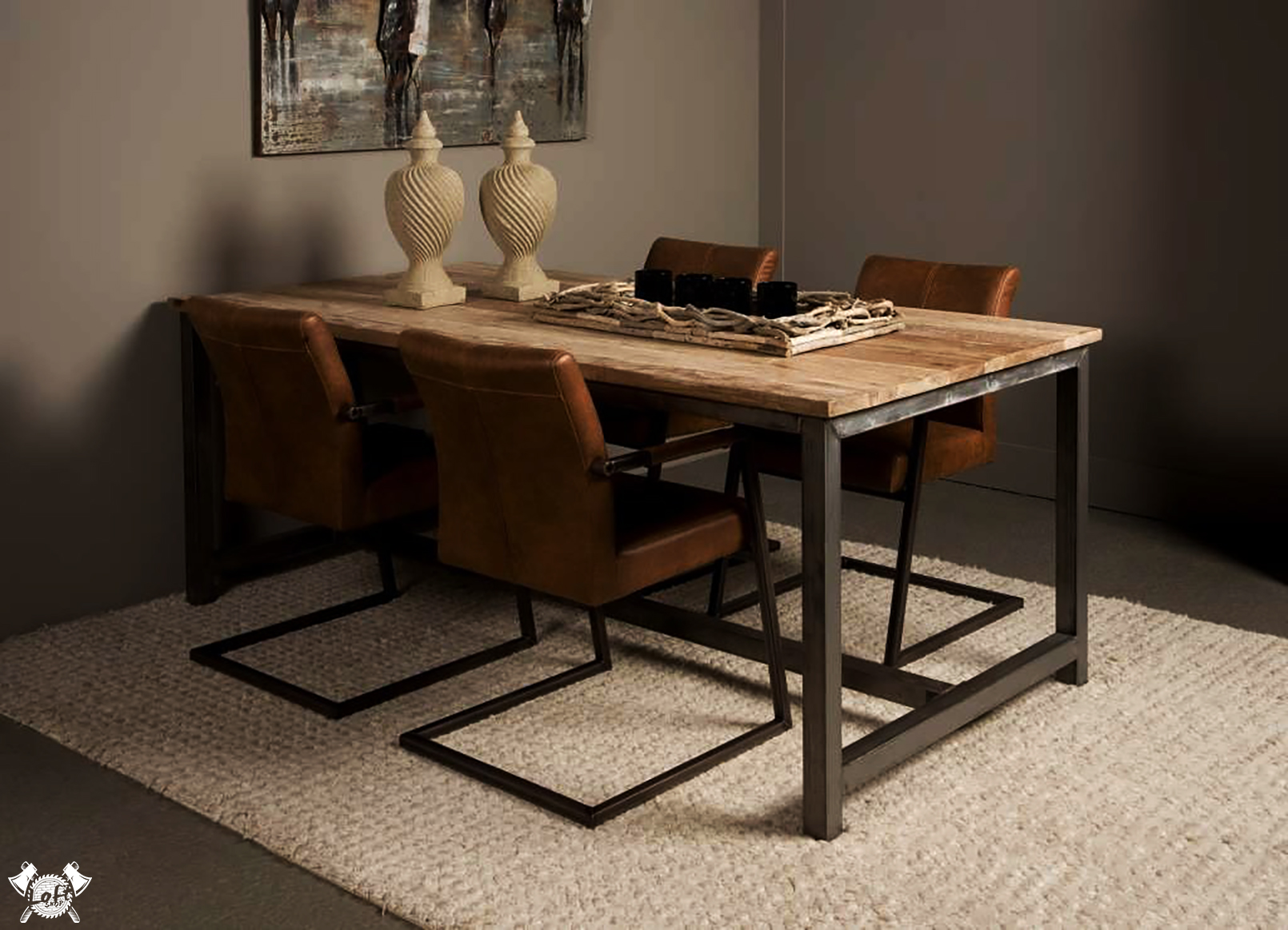 1 Industrial table VILLAGE loft table - Image 1