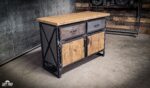 Loft cabinet industrial chest of drawers BROOKLYN