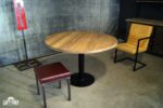 Round industrial table GLOBE loft table