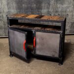 BIG SUNSET Industrial Bedside Cabinet