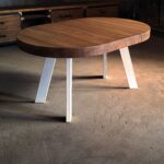 Industrial table TOSCANA round loft table